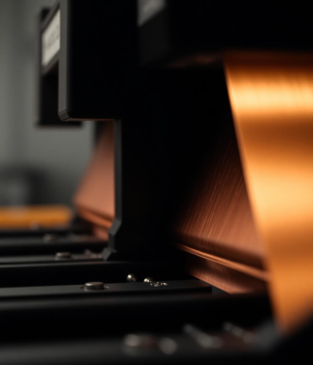 Rose gold foil printing on premium stock